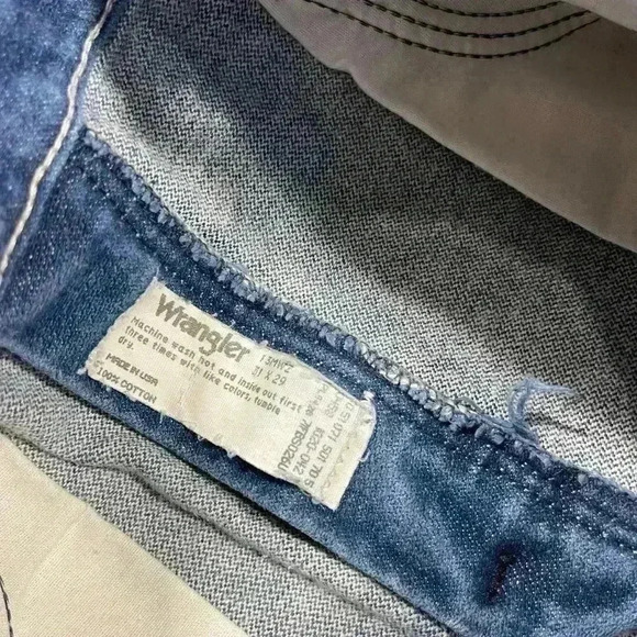 Vintage High Waist 100% Cotton Women’s Wrangler Jeans Denim Size  31x29 - Picture 5 of 6